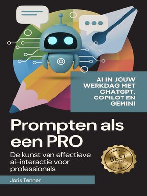 cover image of Prompten als een pro